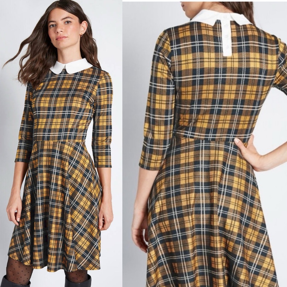 NWOT ModCloth Perfectly Proper Knit A-line Dress S